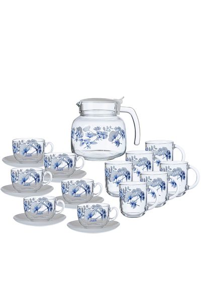 Luminarc Jug set with multi-use drinking cups