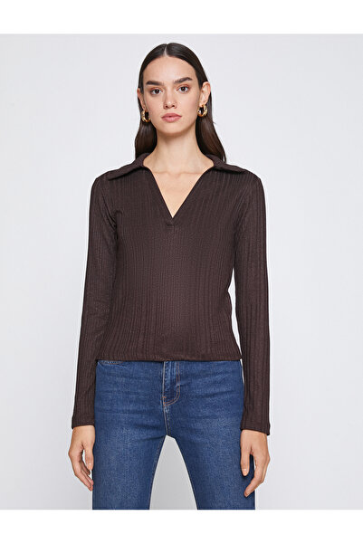 Koton Polo tričko s dlouhým rukávem