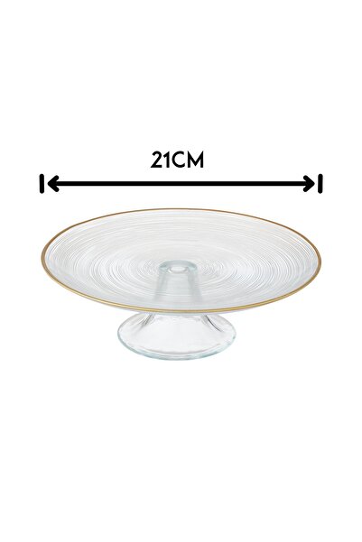 Dania A glass serving dish with a base for nuts, fruits, and all other servings