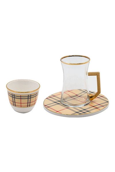 Byblos 18-Piece Coffee And Tea Set Multicolour 6x5x6cm