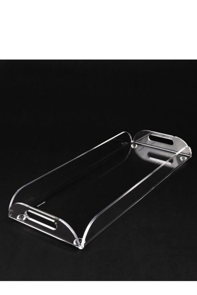 ALKHANBASHI Single tray, transparent and pure acrylic, made in Taiwan, 40*16 cm