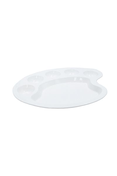 Dania Large Service Plate White 41x37cm
