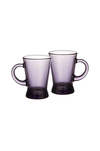 Pasabachi Set of 6 Turkish glass tea cups from Paşa Bash