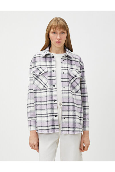 Koton Favágó ing zsebekkel és pattintással