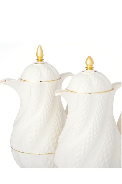 Rose Thermos Set For Tea And Coffee By Rose Brand Consisting Of Two Pieces 1.3 Liters / 1 Liter