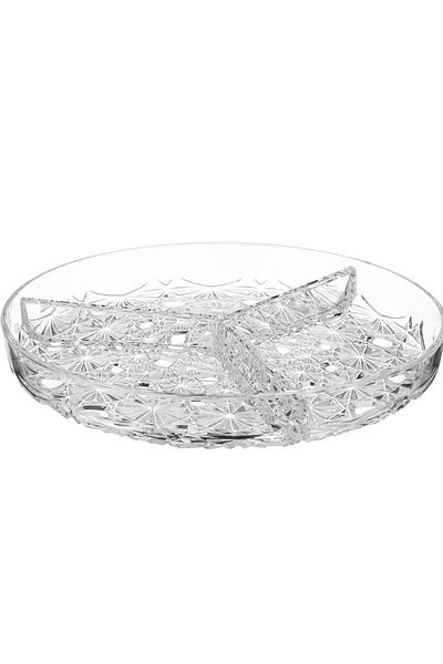 Dania Divided plate with multi use acrylic cover