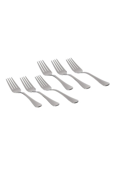 Dania 6 Pieces Stainless Steel Dessert Fork Set