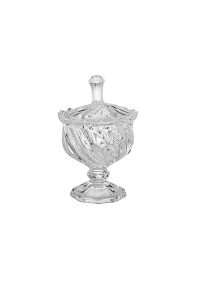 Dania A multi-use container with a lid and a glass base