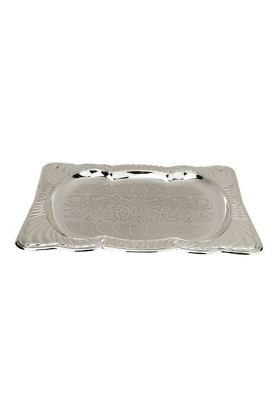Dania Alloy Serving Tray Silver 27x33x2cm