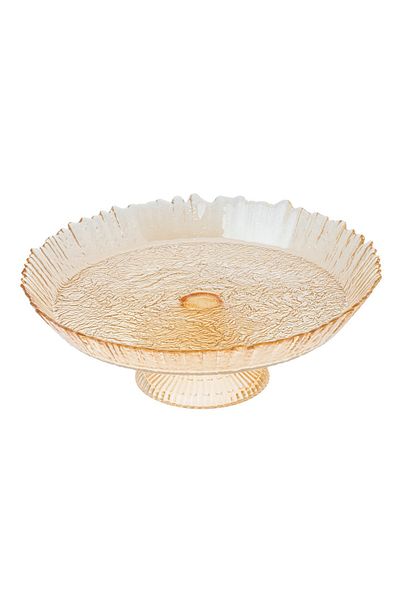 Dania Glass cake plate with base size 30 cm height 10 cm