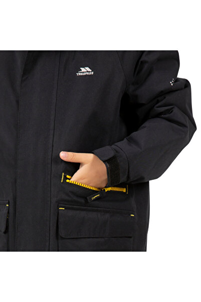 Trespass Upbeat - Jacket Tp50 Μαύρο μπουφάν για αγόρια για εξωτερικούς χώρους ΜΠΟΥΦΑΝ ΑΝΔΡΙΚΟΥ ΠΑΙΔΙΚΟΥ ΕΞΩΤΕΡΙΚΟΥ ΧΩΡΟΥ