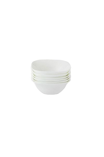 Dania Arcopal Bowl 6 Pieces, Plain White Size 12.5 cm
