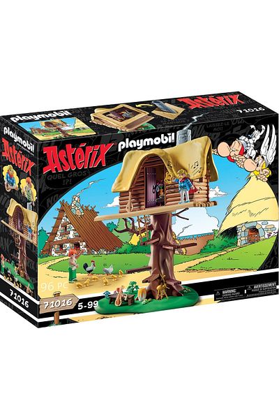 Playmobil - Asterix Si Obelix - Cacofonix Si Casa In Copac