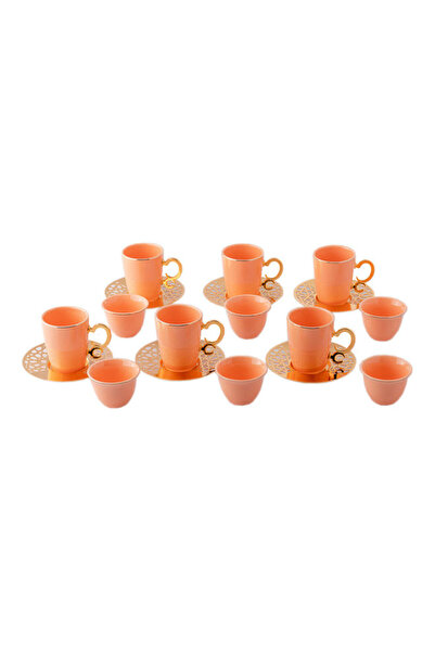 Dania طقم قهوة وشاي مكون من 18 قطعة متعدد الألوان 5x5x9 سم