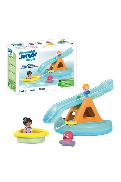 Playmobil Junior Aqua - Balansoar de apa si barcuta