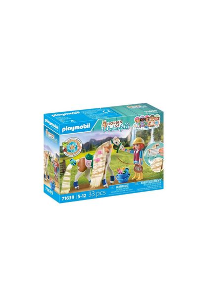 Playmobil - Ellie si cal cu par