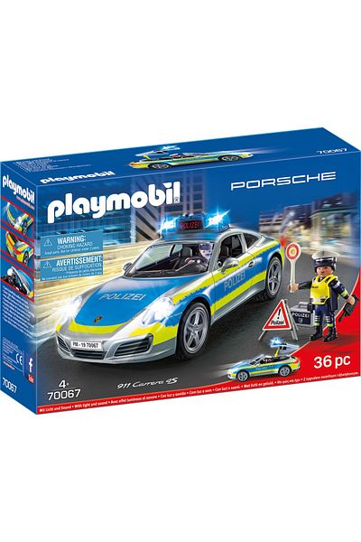 Playmobil - Porsche 911 Carrera 4S Politie