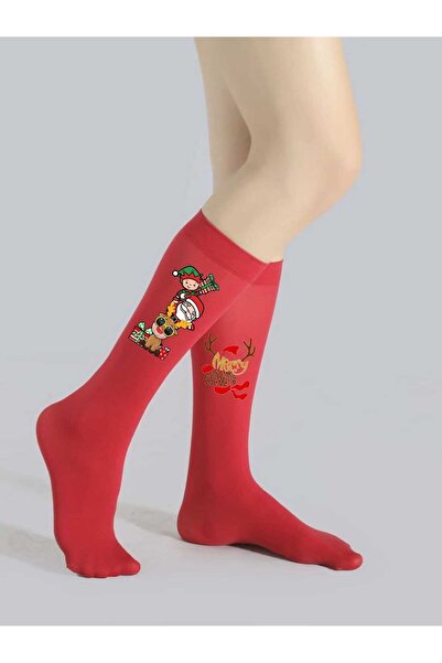 amazoondesing Весела Коледа и Нова година тематични чорапи с принт за малки деца, размери от 30 до 40