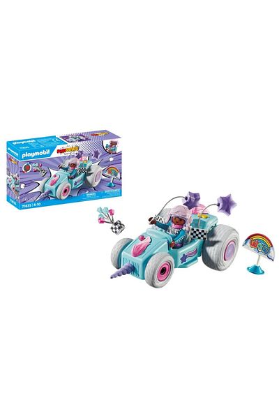 Playmobil - Kart pullback unicorn