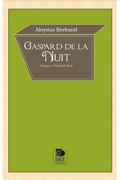 İmge Kitabevi Yayınları Gaspard de la Nuit