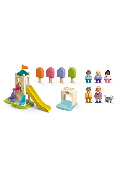 Playmobil Junior - Adventure tower with ice cream stand