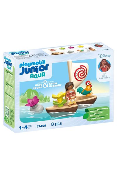 Playmobil Junior Disney - Barca cu vela a Moanei
