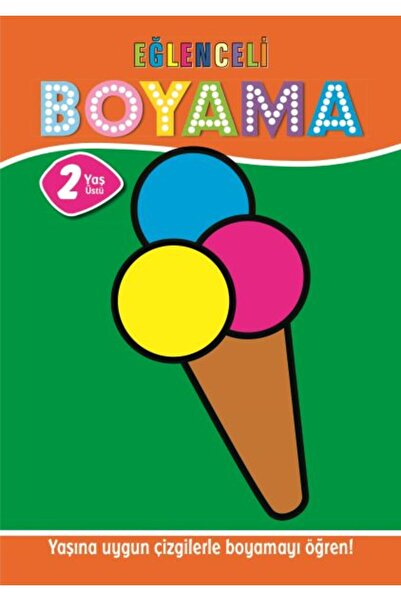 İthaki Yayınları Eğlenceli Boyama - 2 Yaş Üstü 4’lü Pastel Boya Hediyeli