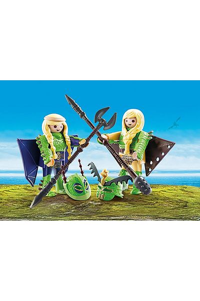 Playmobil - Raffnut Si Taffnut In Costume De Zbor