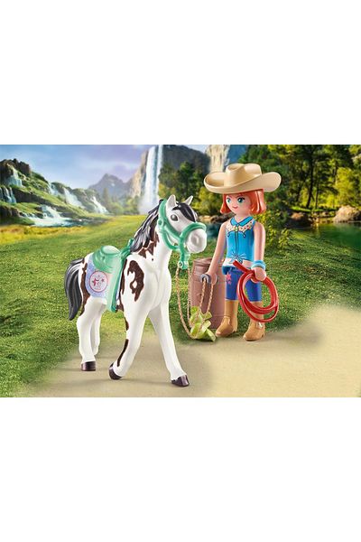 Playmobil - Femeie Si Calut