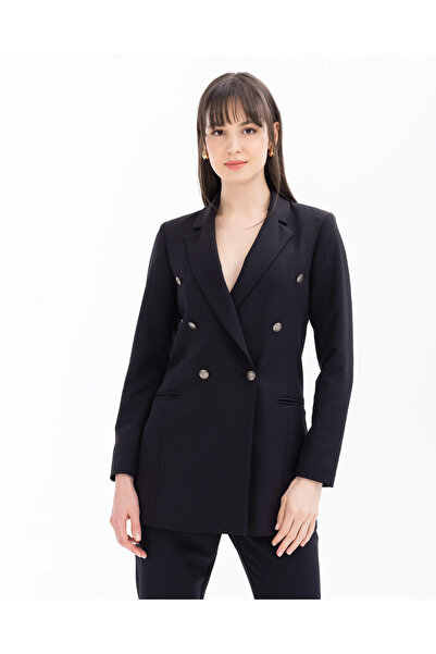 SEÇİLSTORE Düğme Detaylı Blazer Ceket