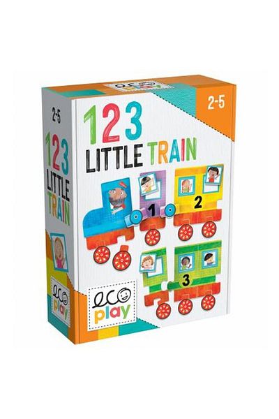 Headu Ecoplay - Puzzle Micul Tren 123