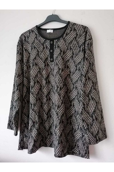 anne moda ankara Plus Size Soft Finding - Winter, A Model