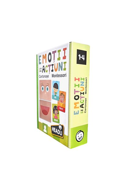 Headu Montessori - Carti Emotii Si Actiuni In Romana