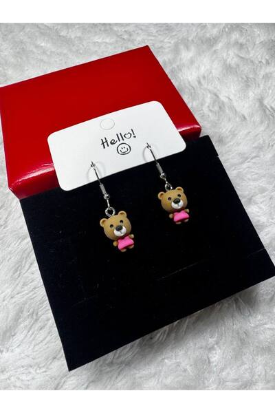 Fasion Jewelry AYICIK FİGÜRLÜ ALERJİ YAPMAZ ÇOCUK KÜPE