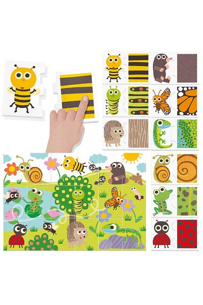 Headu - Puzzle Montessori atinge și observa