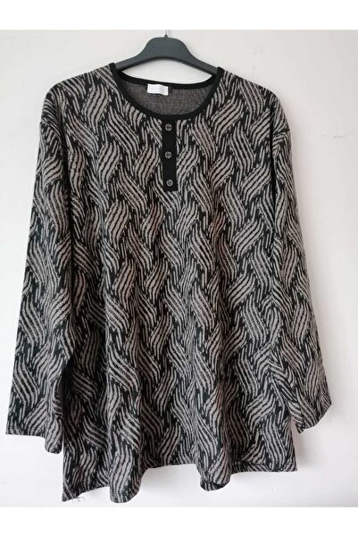 anne moda ankara Large Size Soft Buluz - Winter, A Model