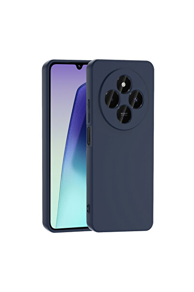 Fibaks Xiaomi Redmi 14C 4G Kılıf Kadife Lansman Soft Yumuşak Liquid Silikon K...