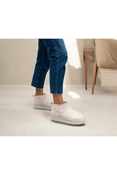 runa shoes κοντές μπότες από σουέτ με γούνα εσωτερικά