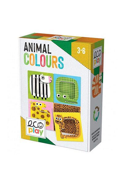 Headu Ecoplay - Joc Sa Invatam Culori Animalelor