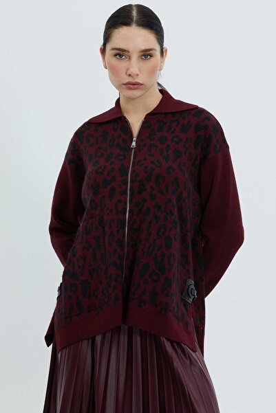 MEZZURA 10308 T. CEKET  BORDO-SİYAH