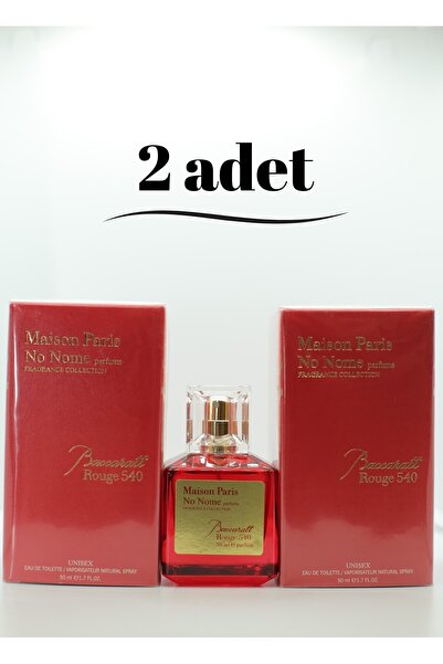 NO NOME 134 Baccarat 540 Unisex Parfüm 50 ml Edt 2 (İKİ) Adet