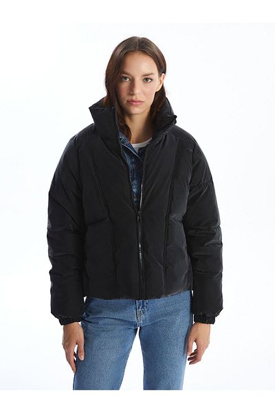 LC Waikiki Stand Collar Women's Puffer Jacket