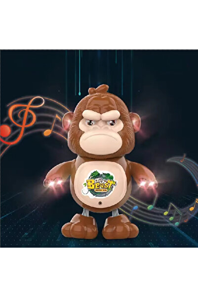Boratila Toys Dans Eden Işıklı Müzikli Goril Oyuncak