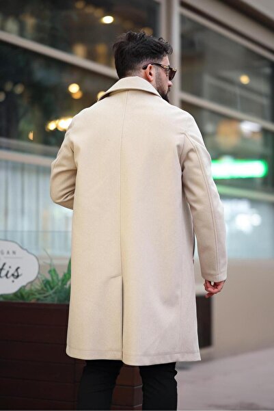 MODAEMAS Men's Long Spoon Coat