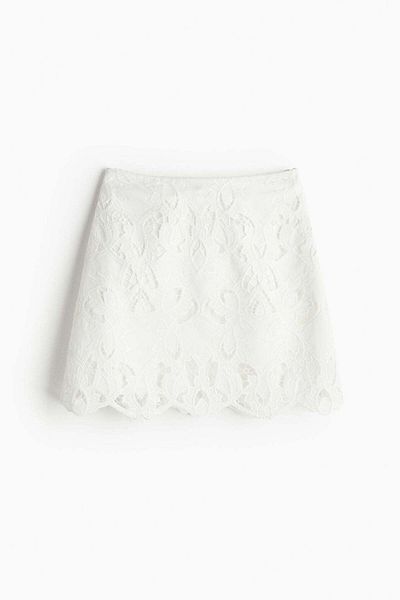 H&M Broderie anglaise skirt