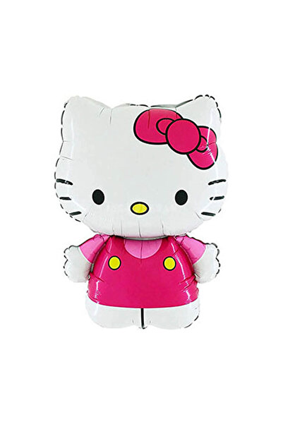 Hello Kitty Pembe Folyo Balon 75cm