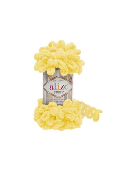 Alize 5 Τεμάχια Puffy 216 Κίτρινο