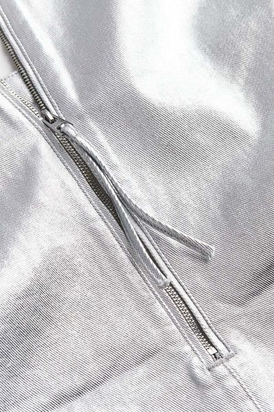 H&M Shimmering metallic denim dress