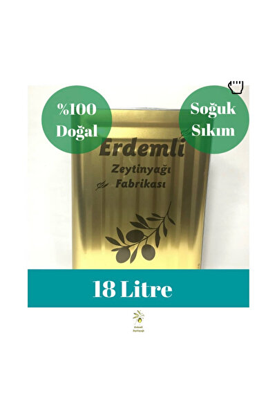 ERDEMLİ 18 LT Naturel Soğuk Sıkım Zeytinyağı & 18 LT Naturel Zeytinyağı