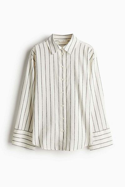 H&M Linen-blend shirt